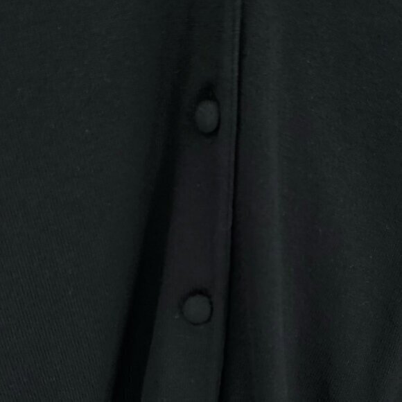 LOFT Short Sleeve Soft Knit Button Front Top with Floral Embellishment M… - Picture 9 of 14